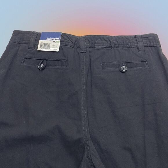 BASIC EDITIONS Women’s Small Black Cotton Pant - Picture 3 of 3